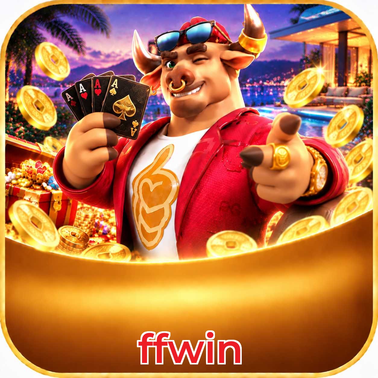 Página oficial da ffwin no Facebook com promoções e suporte